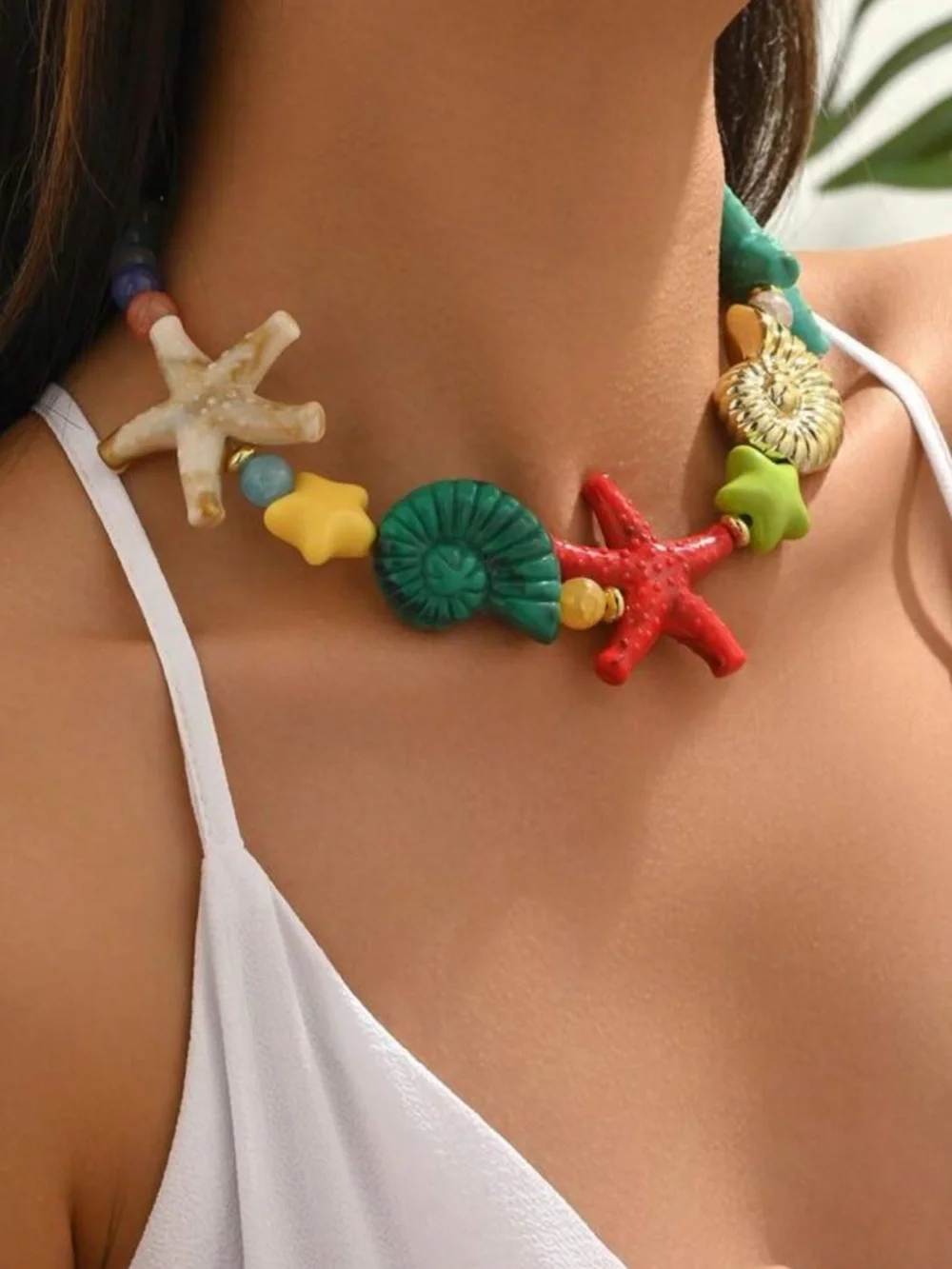 Starfish necklace N2133 - Picture 2 of 9